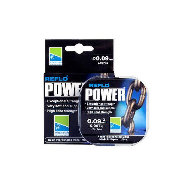 Preston Reflo Power 100m 0,09mm Predvrvica