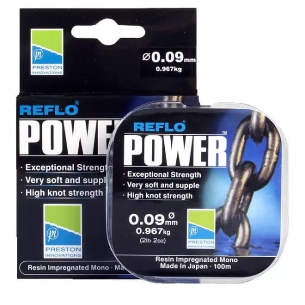 Preston Reflo Power 100m 0,19mm Predvezna vrvica