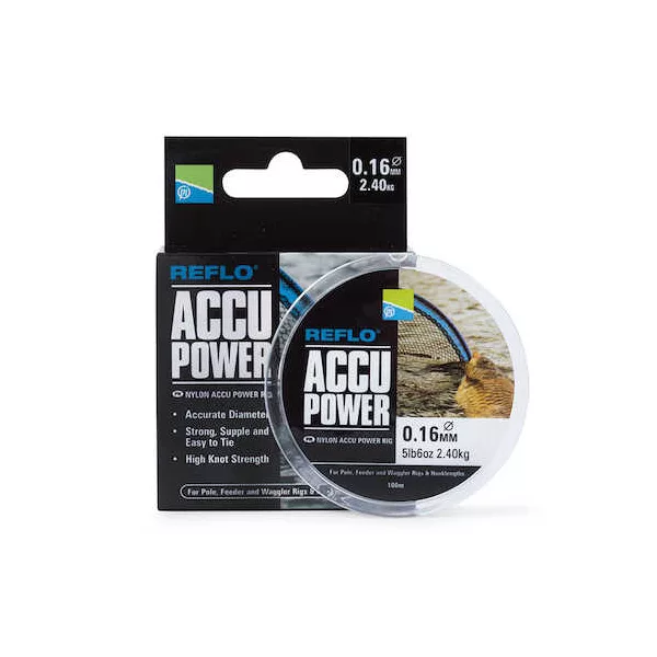 Preston Accu Power Rig Mono Predvrvica 0,07mm 100m