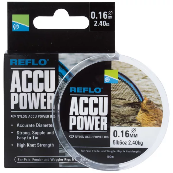 Preston Accu Power Rig Mono Predvrvica 0,14mm 100m