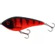 WESTIN Swim Glidebait 10cm 31g Nizko plavajoč Ogenj Vobler