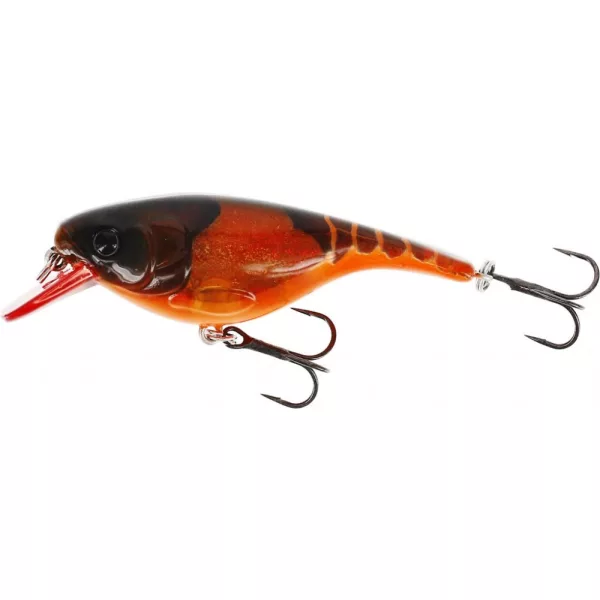 WESTIN BabyBite SR Crankbait 6,5cm 12g Plavajoč 3D Fire Craw Vobler