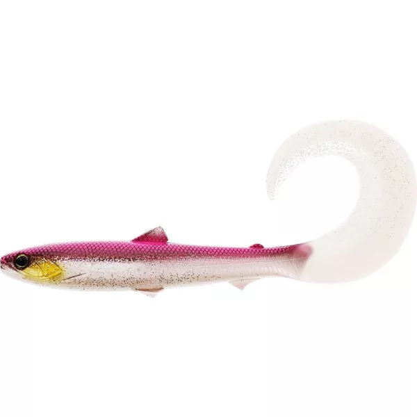WESTIN BullTeez Curltail 10cm 6g Rožnat Žaromet 2 kosa Plastična vaba