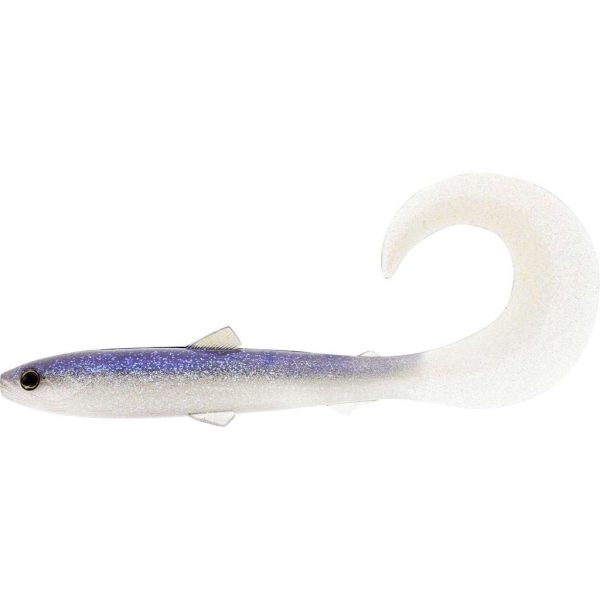 WESTIN BullTeez Curltail 14cm 15g Sijoča modra 2 kos Plastična vaba