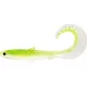 WESTIN BullTeez Curltail 10cm 6g Bleščeče Chartreuse 2 kosa Plastična vaba