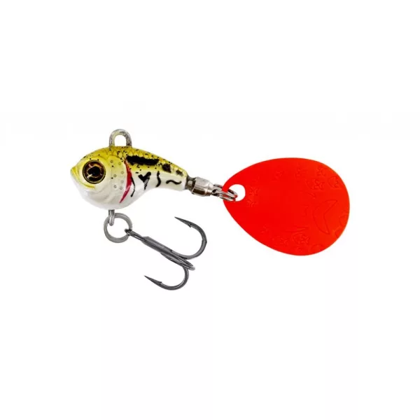 WESTIN DropBite Tungsten Spin Tail Jig 2,2cm 18g Pearl Stickleback Spin Tail umetna vaba