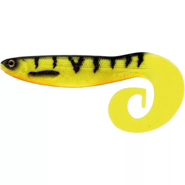 WESTIN CurlTeez Curltail 7cm 3,5g Fire Perch 3 kos Plastična vaba