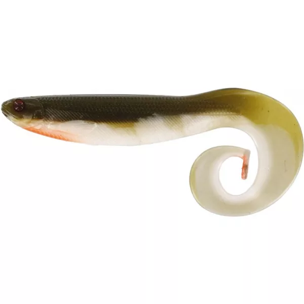 WESTIN CurlTeez Curltail 7cm 3,5g Bass Orange Škatla z. Plastična vaba