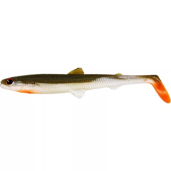 WESTIN BullTeez Shadtail 9,5cm 7g Bass Orange škatla z. Plastična vaba