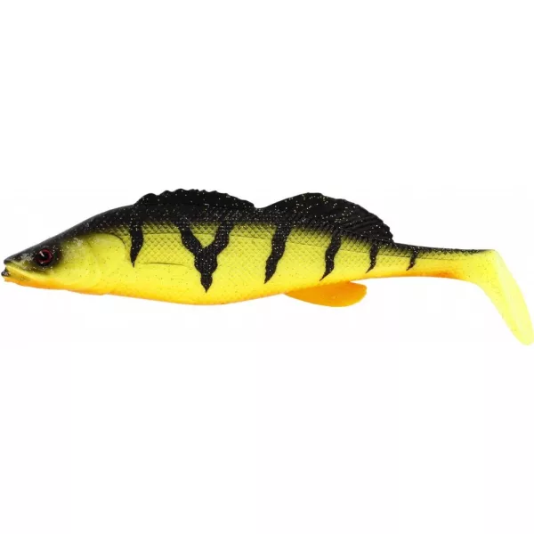 WESTIN ZanderTeez Shadtail 8,5cm 6g Fire Perch škatla s. Plastična vaba