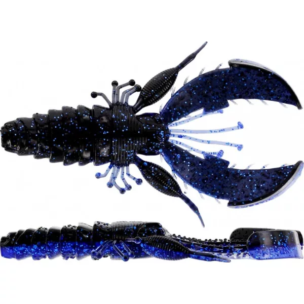 WESTIN CreCraw Creaturebait 10cm 12g Črna/Modra 4pcs Plastična vaba
