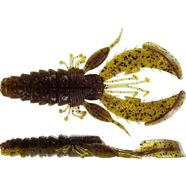 WESTIN CreCraw Creaturebait 6,5cm 4g Green Pumpkin Purple 6pcs Plastična vaba