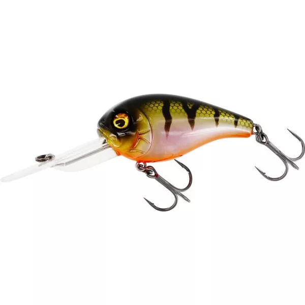 WESTIN MegaBite DR Crankbait 6cm 19g Plavajoči Bling Ostriž Vobler