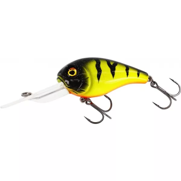 WESTIN MegaBite DR Crankbait 6cm 19g Plavajoči Ognjeni Ostriž Vobler