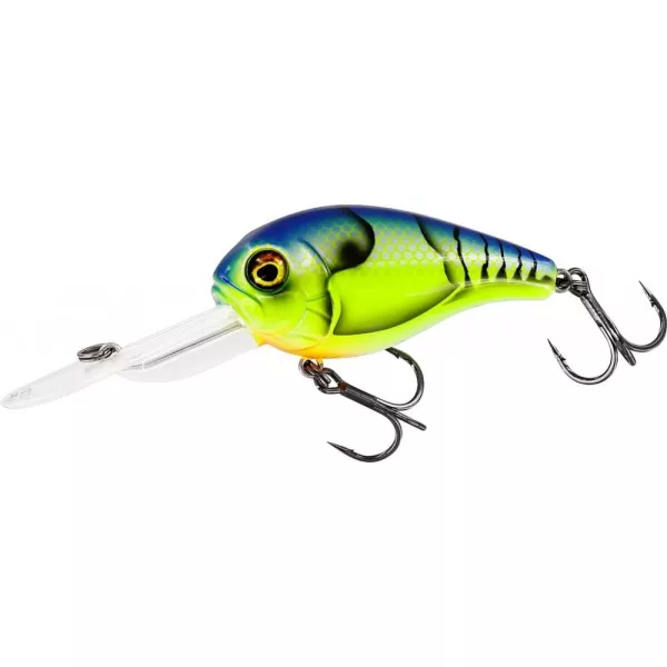 WESTIN MegaBite DR Crankbait 6cm 19g Plavajoči Chart. Modri Rak Vobler