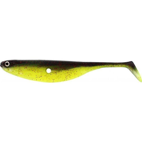 Westin ShadTeez Hollow 12cm 9g Black/Chartreuse Plastična vaba