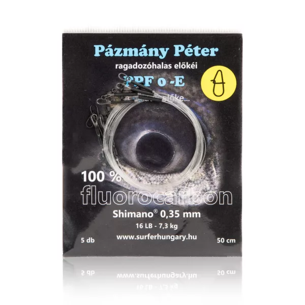Pázmány Péter Shimano 100% Fluorocarbon Predvrvica za spinning 0,35mm 50cm (PPF0-50S)