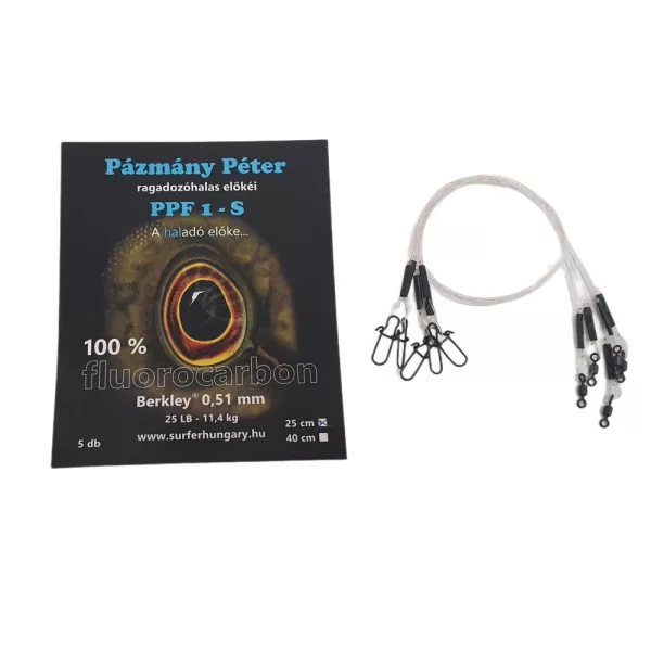 Pázmány Péter Berkley 100% Fluorocarbon Predvezek za vijačenje 0,51mm 25cm