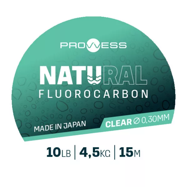 Prowess Natural Fluorocarbon 0,45mm 15m Fluorocarbon predvrvica