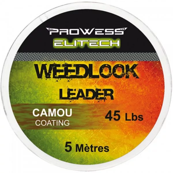 Prowess Weedlook Leader Line 45lb 5m Rjava Predvrvica.