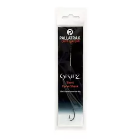  Pallatrax Gripz Curve Shank Hair Rigs 6 15lb Braid Pleteni predvezan trnek