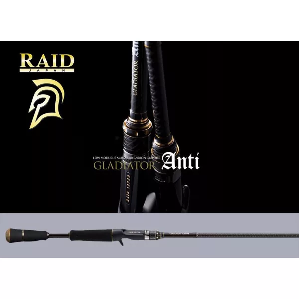 Raid Gladiator Anti Cast GA-74XHC Diffuser 2,23m 14-70gr 2 Részes Casting Pergető Bot