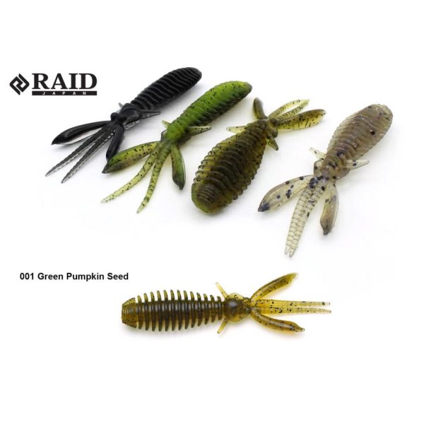 Raid Egubug 6,3cm 001 Green Pumpkin Seed Posnemanje Hrošča 8 kos