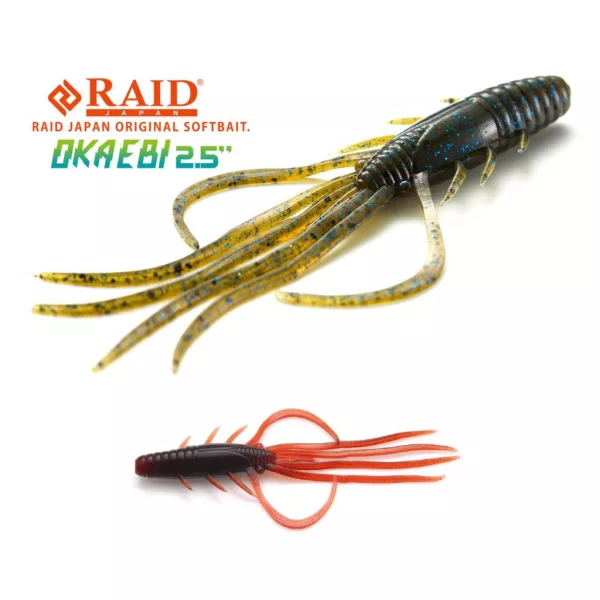Raid Oka Ebi 6,3cm 036 Scuppernong Plastična vaba 8 kosov