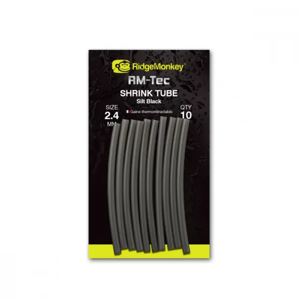 Ridgemonkey Connexion Shrink Tube SKRČLJIVA CEV Silt Black 2.4Mm 10Db - Skrčljiva cev