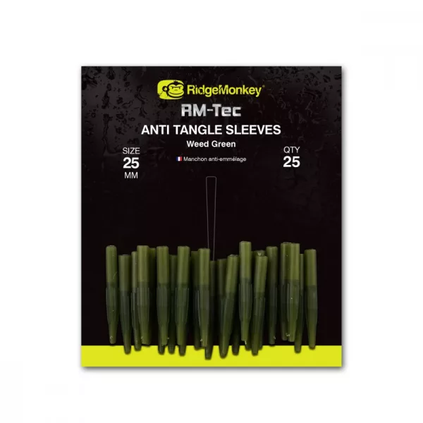 Ridgemonkey Rm-Tec Anti-Tangle Weed Green Kratka Gumijasta Cevka proti Zapletanju