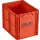 ROK set škatel za shranjevanje s pokrovom 40x30x32cm oranžna