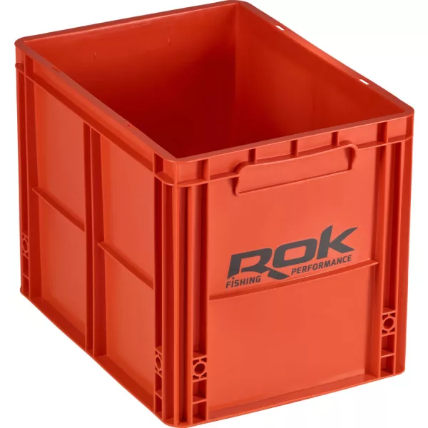ROK set škatel za shranjevanje s pokrovom 40x30x32cm oranžna