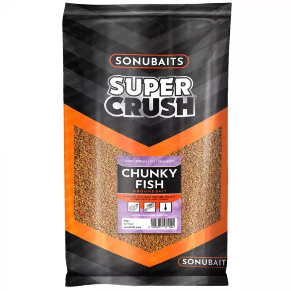 Sonubaits Chunky Fish Supercrush 2kg - (S0770022) krmna mešanica