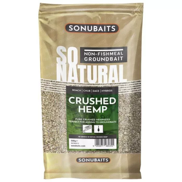 Sonubaits So Natural - Crushed Hemp 500gr (S0780012) vaba