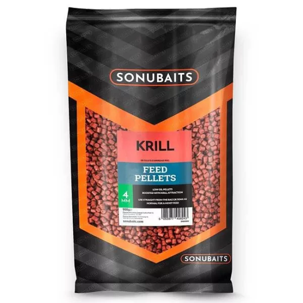 Sonubaits Krill Feed Pellet - 4mm (S0800008) krmni peleti z okusom