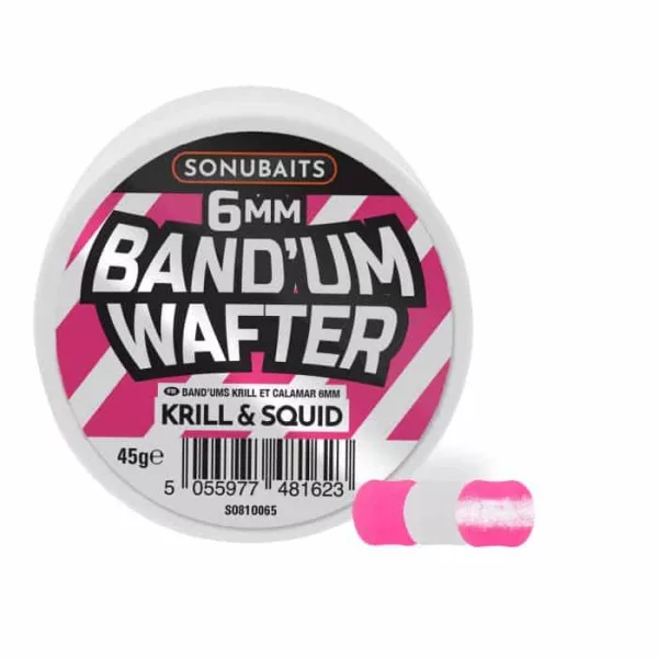 Sonubaits Bandum Wafters - 6mm Krill & Squid (S0810065) wafters vaba za trnek
