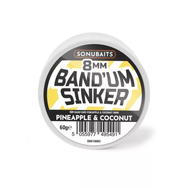 Sonubaits Bandum Sinkers Pineapple & Coconut - 8mm (S0810083) dumbell