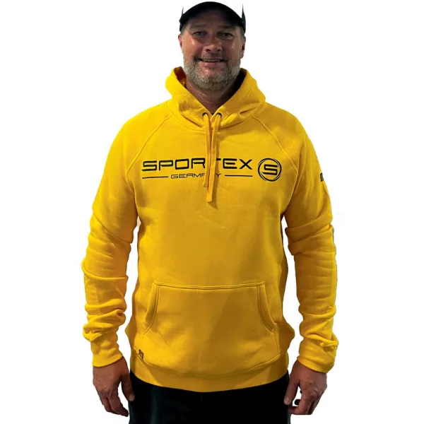 Sportex Hoodie Yellow Kapucnis Pulóver L