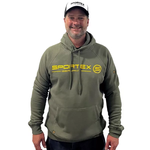 Sportex Hoodie Olivno Zelena Kapucasta Majica s Kapuco S
