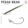 Sakura - TEXAS HEAD 7G / Hook #1/0 X 3 - JIG glava