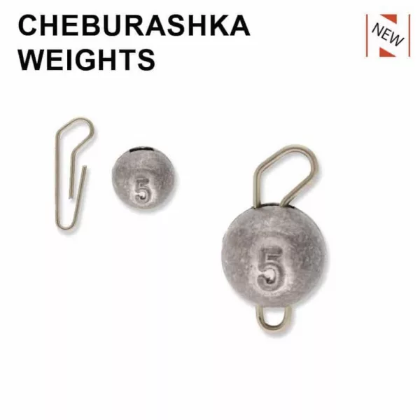 Sakura - CHEBURASHKA SINKER 3G + SNAP / Pack 5 pcs - Uteži - Utež za vabljenje - Cheburashka