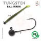 Sakura - TUNGSTEN BALL JIGHEAD 1/8 - 3,5G / Hook #1/0 x 2pcs (Black Color) - JIG glava