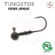 Sakura - TUNGSTEN ROUND JIGHEAD 1/8 - 3,5G / Hook #2/0 x 3pcs (Natural Color) - JIG glava