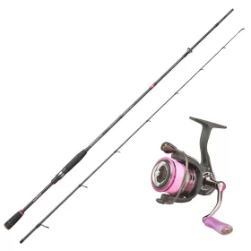   Sakura Ryokan FW Spinning Purple Limited 2,13m 5-25gr 2-delna Vrtilna palica s kolutom Stingray EGI 2.0 2506 FD, z vrvico