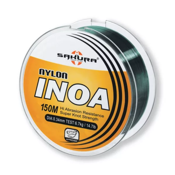 Sakura - INOA GREEN 150 M - 0.28 mm / 11 Lb. - Glavna vrvica - Monofilna vrvica