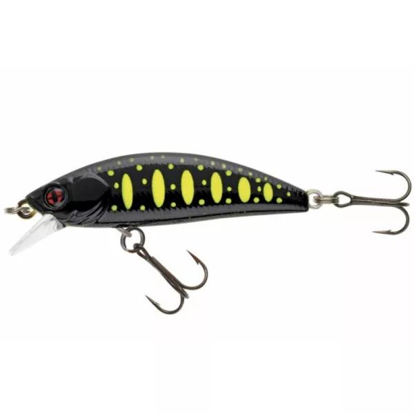Sakura Phoxy Minnow Hw 62 S Vobler Črna Fury Postrv 62mm - 6,5gr