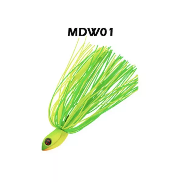 Sakura Bellamy Swim Jig Hot Chart 21gr Jig Glava Z gumijasto krilo