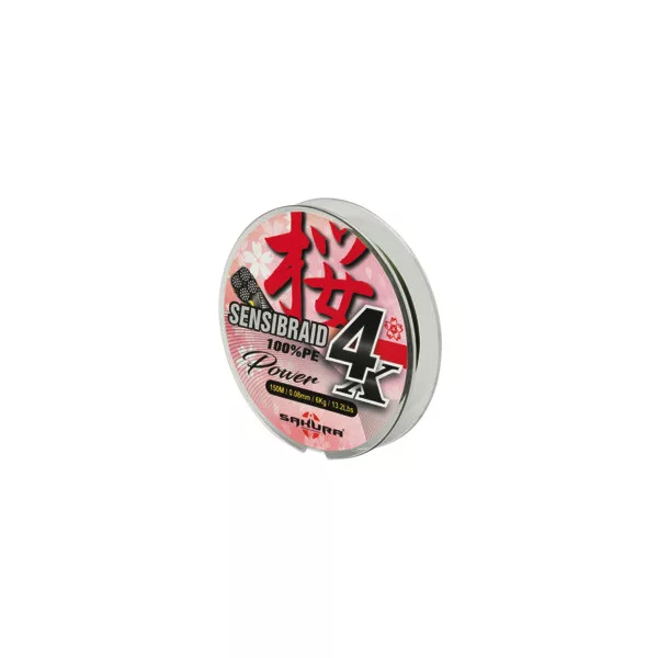 Sakura Sensibraid 4 pletena vrvica - CHART 150 M - 0.16 mm / 11Kg / 24.2Lbs