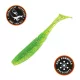 Sakura SLIT SHAD EVO 50 Gumijasta vaba Ghost Lime Chart) X 8 kos - gumijasta vaba 50mm - 8db
