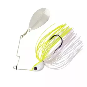   Sakura Cajun Spinnerbait SI Spinnerbait Jc2 (Bela in fluorescentno zelena) - 7gr